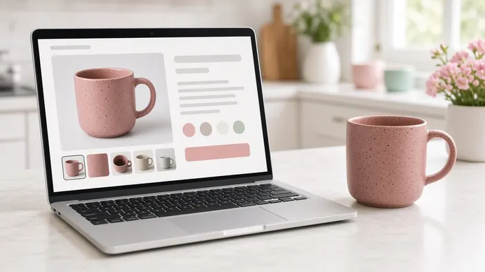 An online store product page: what it needs